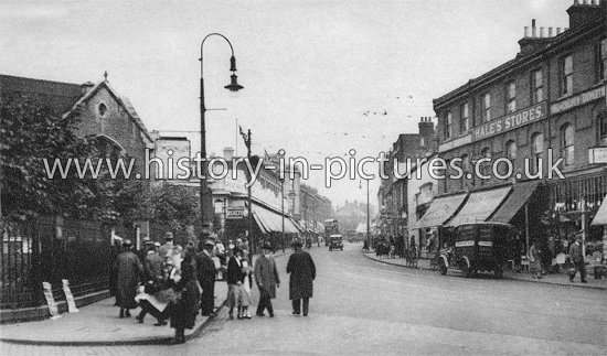 High Road, Leytonstone, London. c.1930's